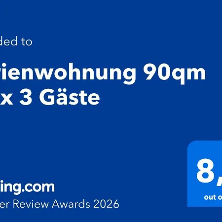 90qm Max 3 Gäste Ferienhaus *